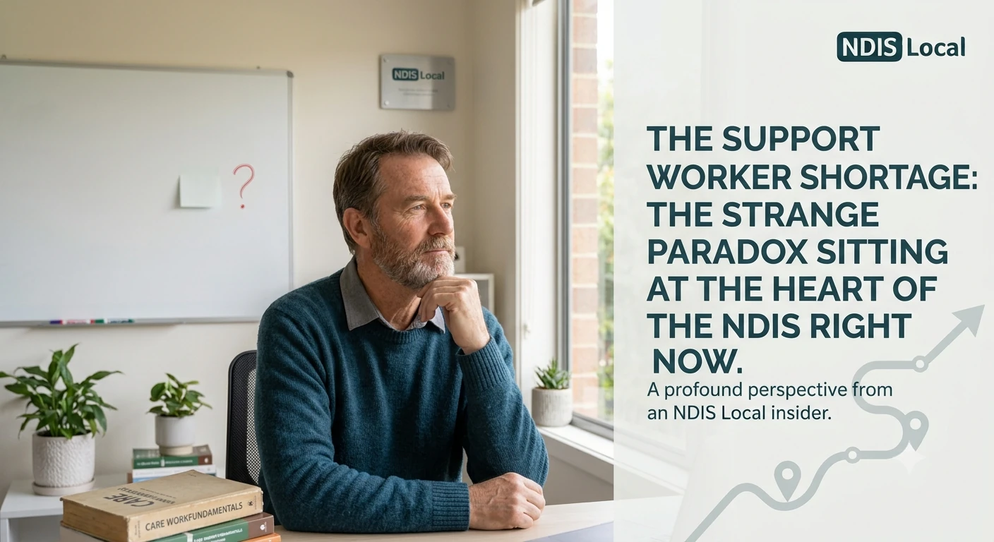 The Support Worker Shortage: The Strange Paradox Sitting at the Heart of the NDIS Right Now