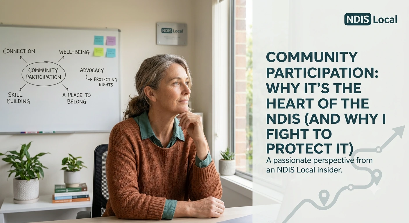 Community Participation: Why It’s the Heart of the NDIS (And Why I Fight to Protect It)